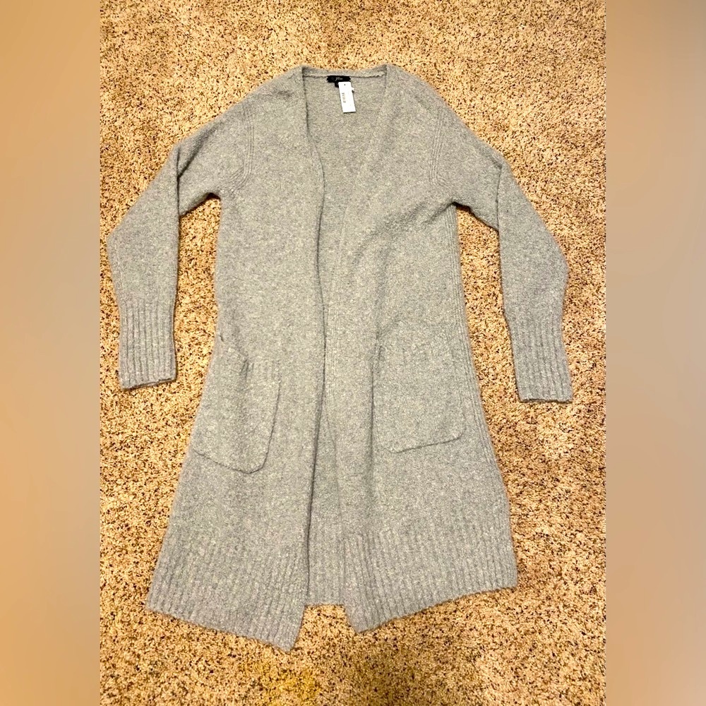 J. Crew Long Boucle Duster